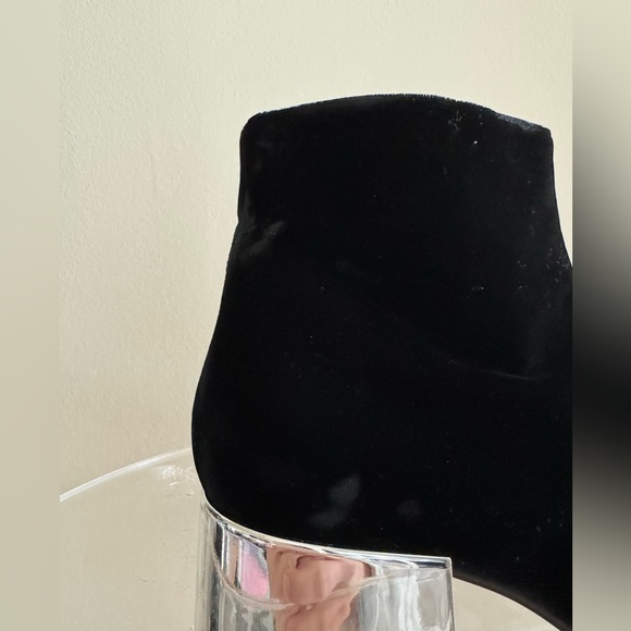 Maison Margiela MM6 Velvet Silver boots black 39 - Picture 13 of 16